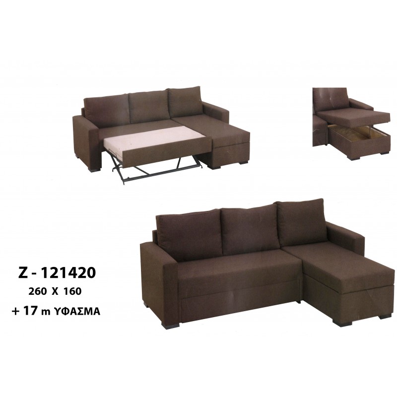 Γωνιακός καναπές κρεβάτι – cose economy 2