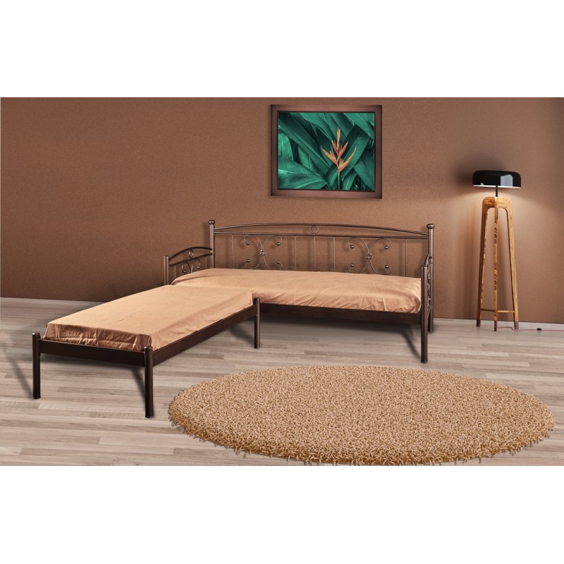 Καναπές Μεταλλικός και Σκαμπό 43