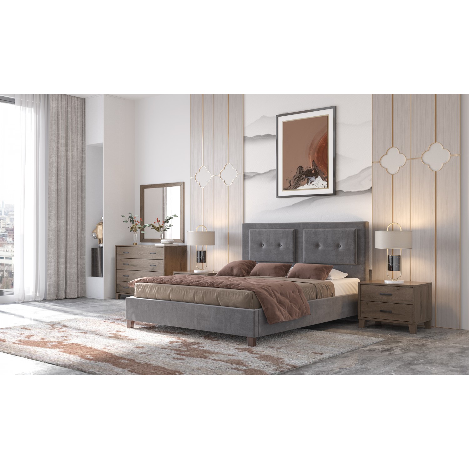 Κρεβάτι Διπλό 107 Κρεβάτι Διπλό 107