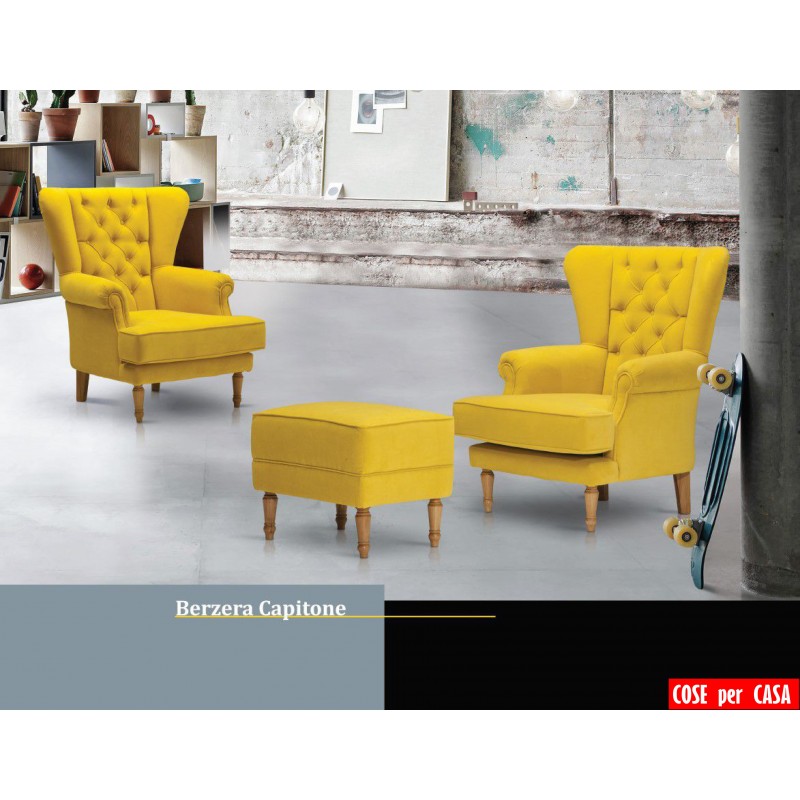 Πολυθρόνα Μπερζέρα Cose Capitone